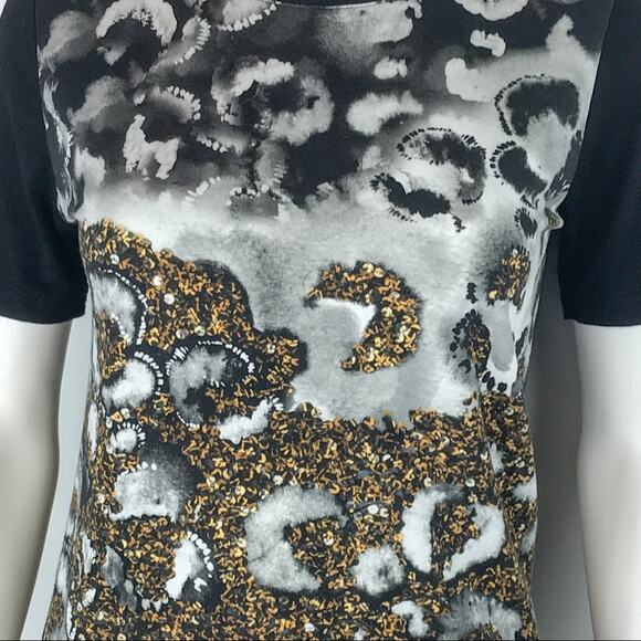 Gisella M by Gil Italian Black & Grey Tee - Picture 2 of 5